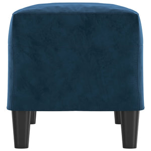 Panca Blu 70x35x41 cm in Velluto 349406