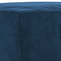 Panca Blu 70x35x41 cm in Velluto 349406