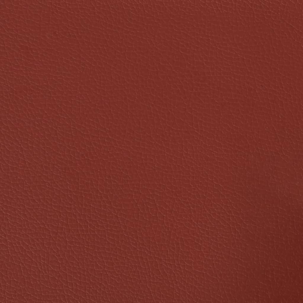 Panca Rosso Vino 100x35x41 cm in Similpelle 349419