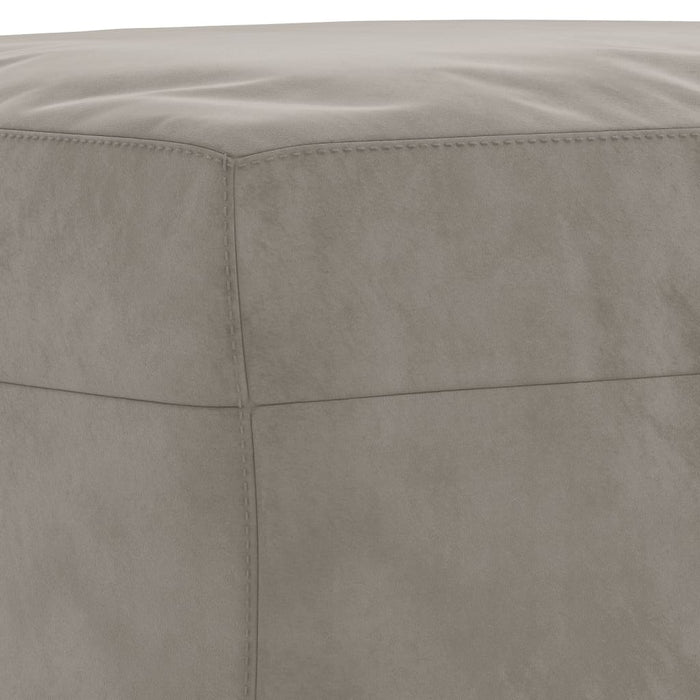 Panca Grigio chiaro 100x35x41 cm in Velluto cod mxl 68677