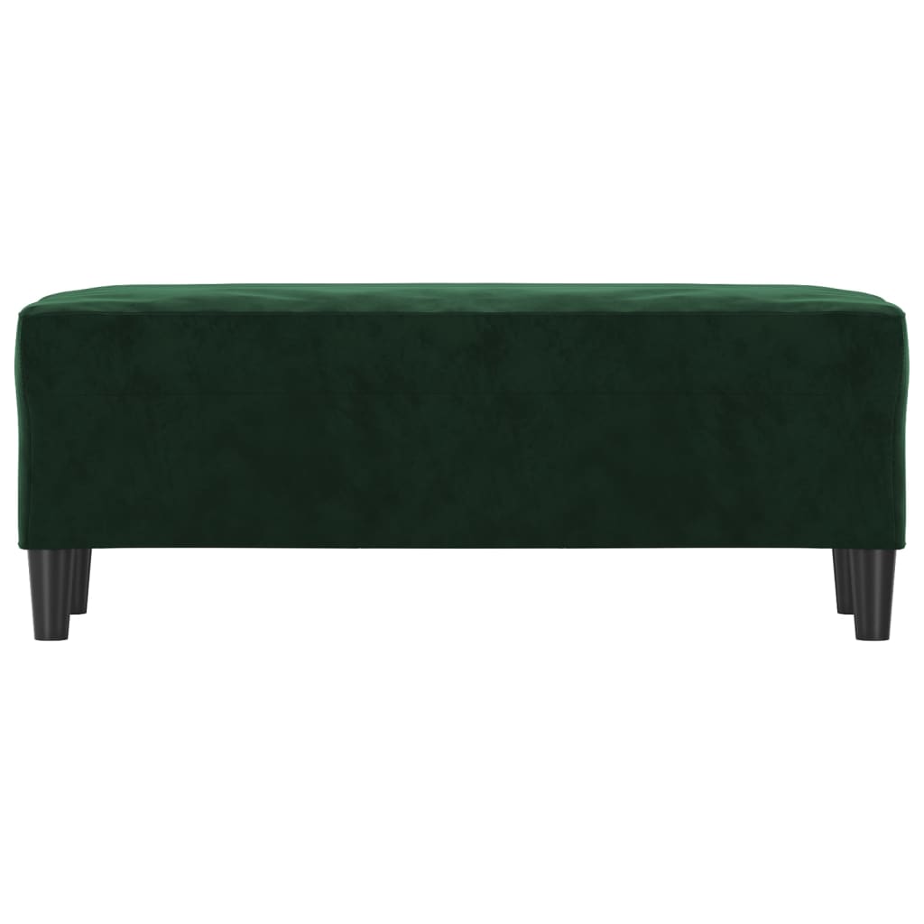 Panca Verde Scuro 100x35x41 cm in Velluto 349423