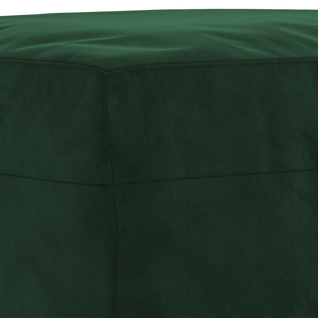 Panca Verde Scuro 100x35x41 cm in Velluto 349423