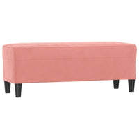 Panca rosa 100x35x41 cm in Velluto cod mxl 65302