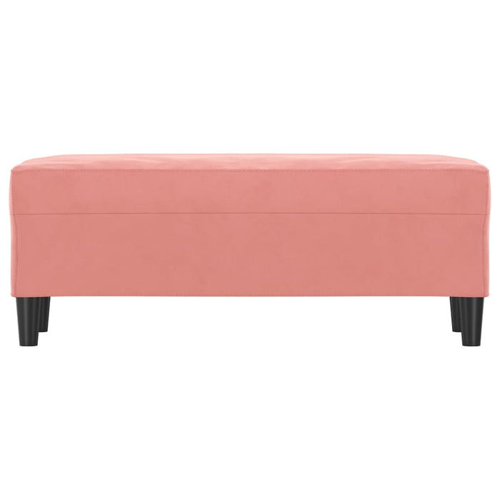 Panca rosa 100x35x41 cm in Velluto 349424