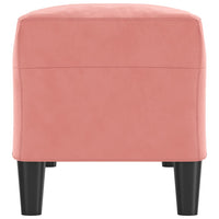 Panca rosa 100x35x41 cm in Velluto cod mxl 65302