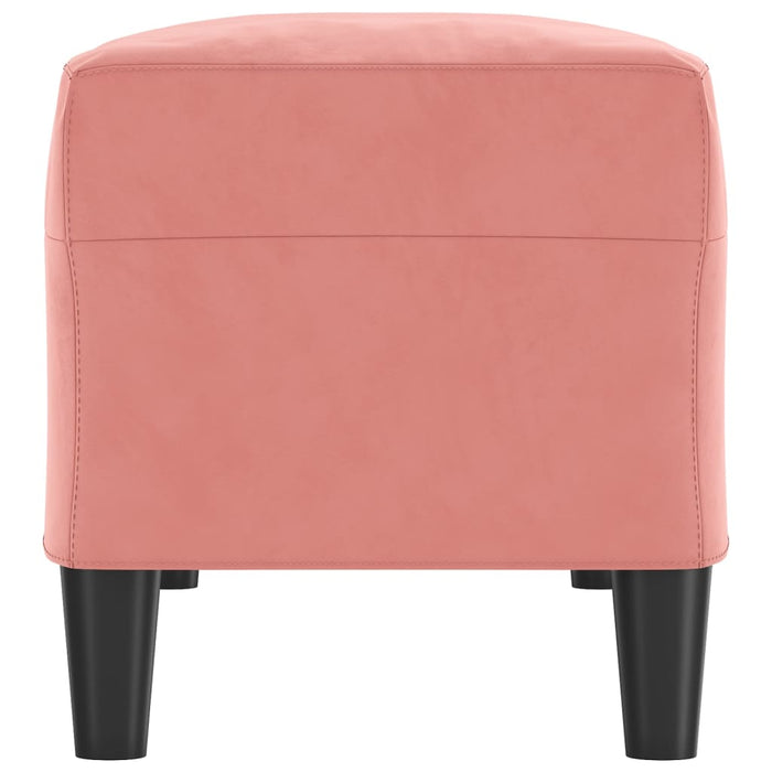 Panca rosa 100x35x41 cm in Velluto cod mxl 65302