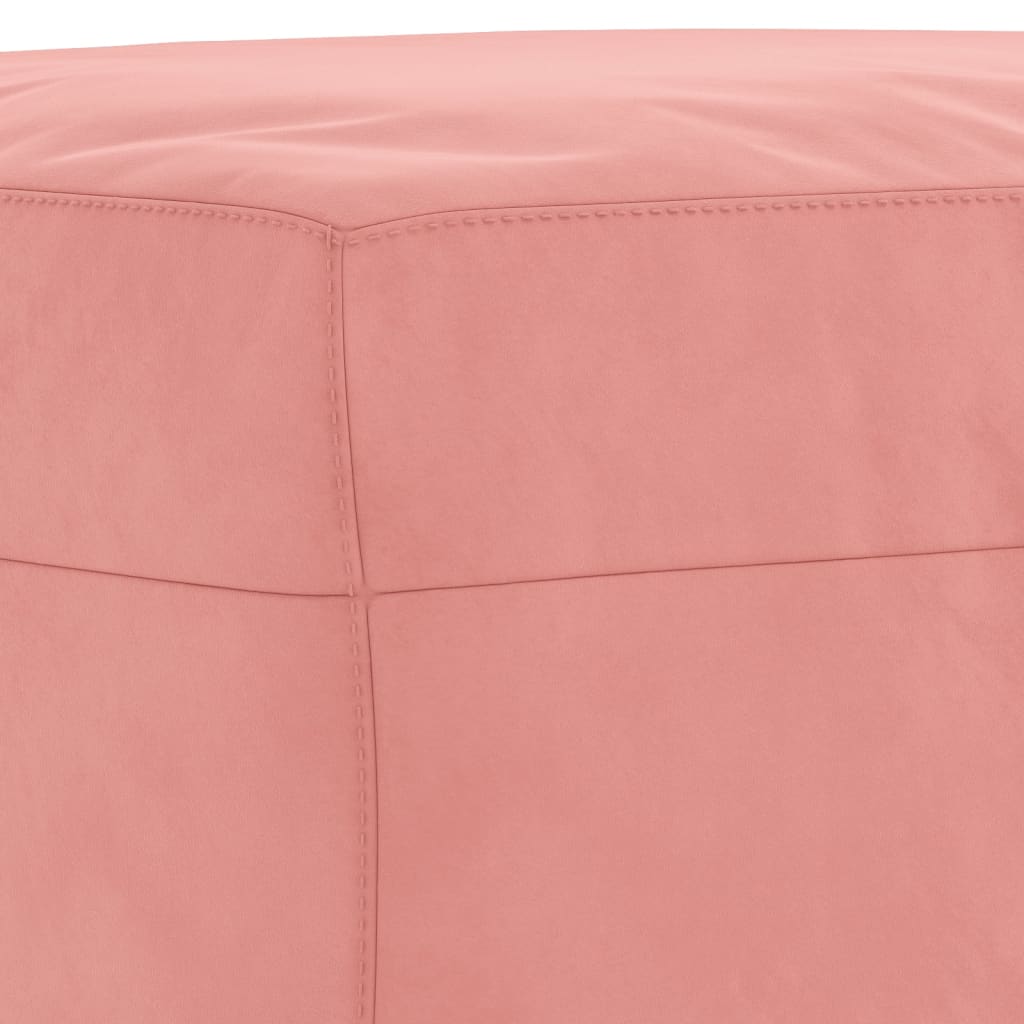 Panca rosa 100x35x41 cm in Velluto cod mxl 65302