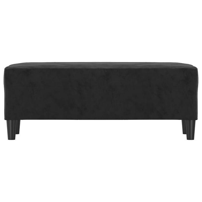 Panca Nero 100x35x41 cm in Velluto cod mxl 72500