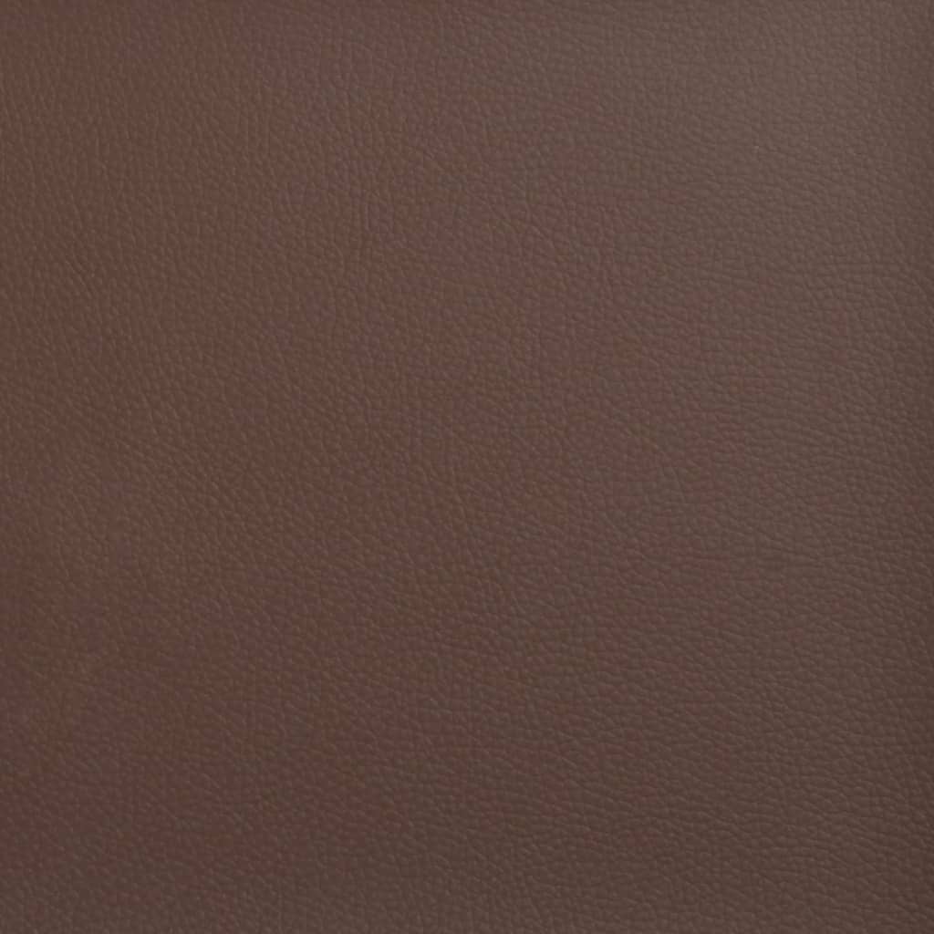 Panca Marrone 70x35x41 cm in Similpelle cod mxl 61146