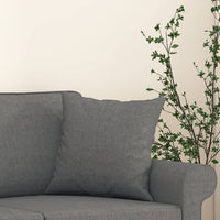 Cuscini Decorativi 2 pz Grigio Scuro 40x40 cm in Tessuto 349472