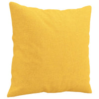 Cuscini Decorativi 2 pz Giallo Chiaro 40x40 cm in Tessuto cod mxl 46384