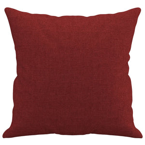 Cuscini Decorativi 2 pz Rosso Vino 40x40 cm in Tessuto cod mxl 41837