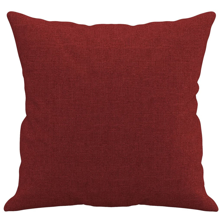 Cuscini Decorativi 2 pz Rosso Vino 40x40 cm in Tessuto cod mxl 41837