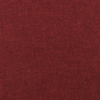 Cuscini Decorativi 2 pz Rosso Vino 40x40 cm in Tessuto 349477