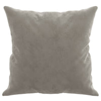 Cuscini Decorativi 2 pz Grigio Chiaro 40x40 cm in Velluto 349485