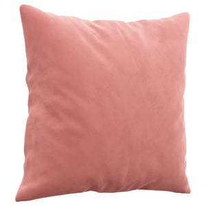 Cuscini Decorativi 2 pz Rosa 40x40 cm in Velluto 349488