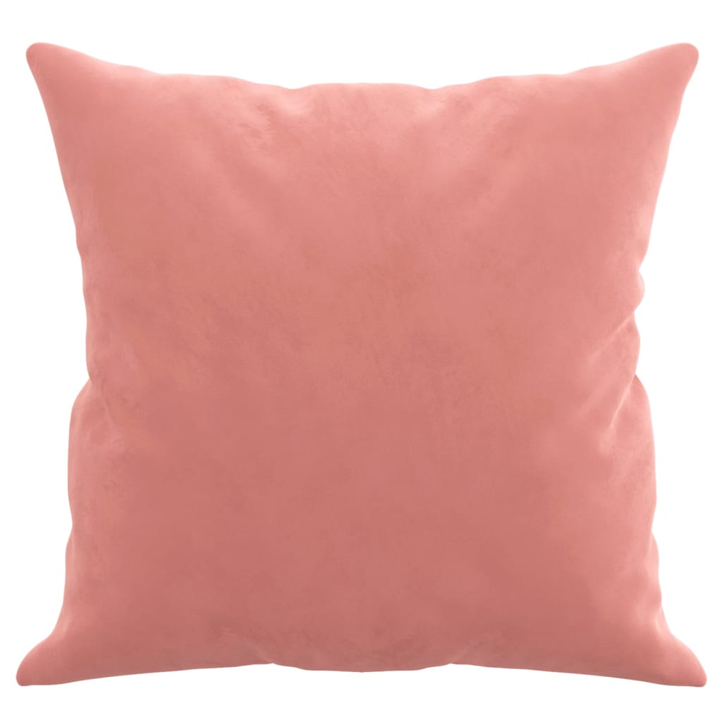 Cuscini Decorativi 2 pz Rosa 40x40 cm in Velluto 349488