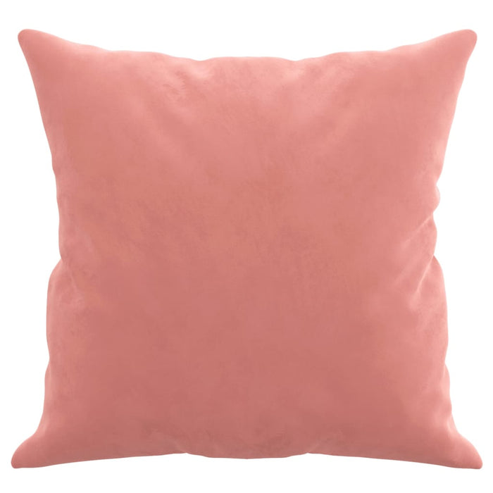 Cuscini Decorativi 2 pz Rosa 40x40 cm in Velluto 349488