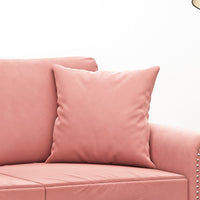 Cuscini Decorativi 2 pz Rosa 40x40 cm in Velluto 349488