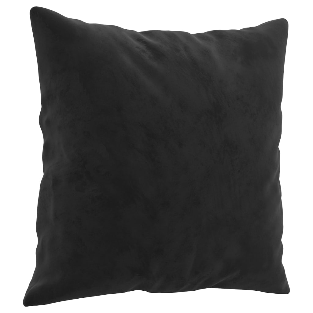 Cuscini Decorativi 2 pz Nero 40x40 cm in Velluto cod mxl 45400