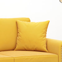 Cuscini Decorativi 2 pz Giallo 40x40 cm in Velluto 349491