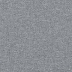 Cuscini Decorativi 2pz Grigio Chiaro Ø15x50 cm in Tessuto 349501