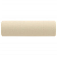 Cuscini Decorativi 2 pz Crema Ø15x50 cm in Tessuto cod mxl 47496