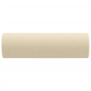 Cuscini Decorativi 2 pz Crema Ø15x50 cm in Tessuto cod mxl 47496