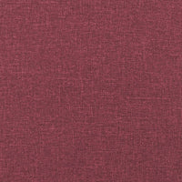 Cuscini Decorativi 2 pz Rosso Vino Ø15x50 cm in Tessuto 349507