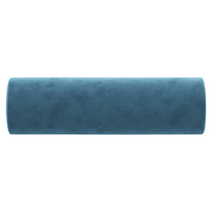 Cuscini Decorativi 2 pz Blu Ø15x50 cm in Velluto 349518