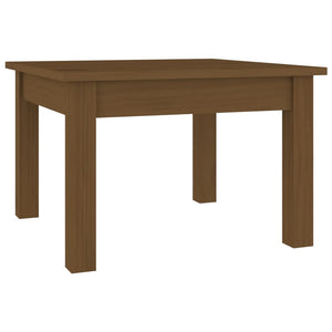 Tavolino da Salotto Miele 45x45x30 cm Legno Massello di Pino