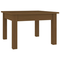 Tavolino da Salotto Miele 45x45x30 cm Legno Massello di Pino cod 9095