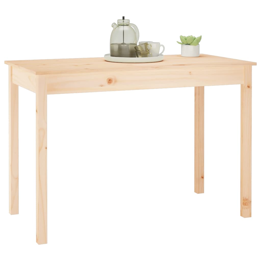 Tavolo da Pranzo 110x55x75 cm in Legno Massello di Pino cod mxl 12942