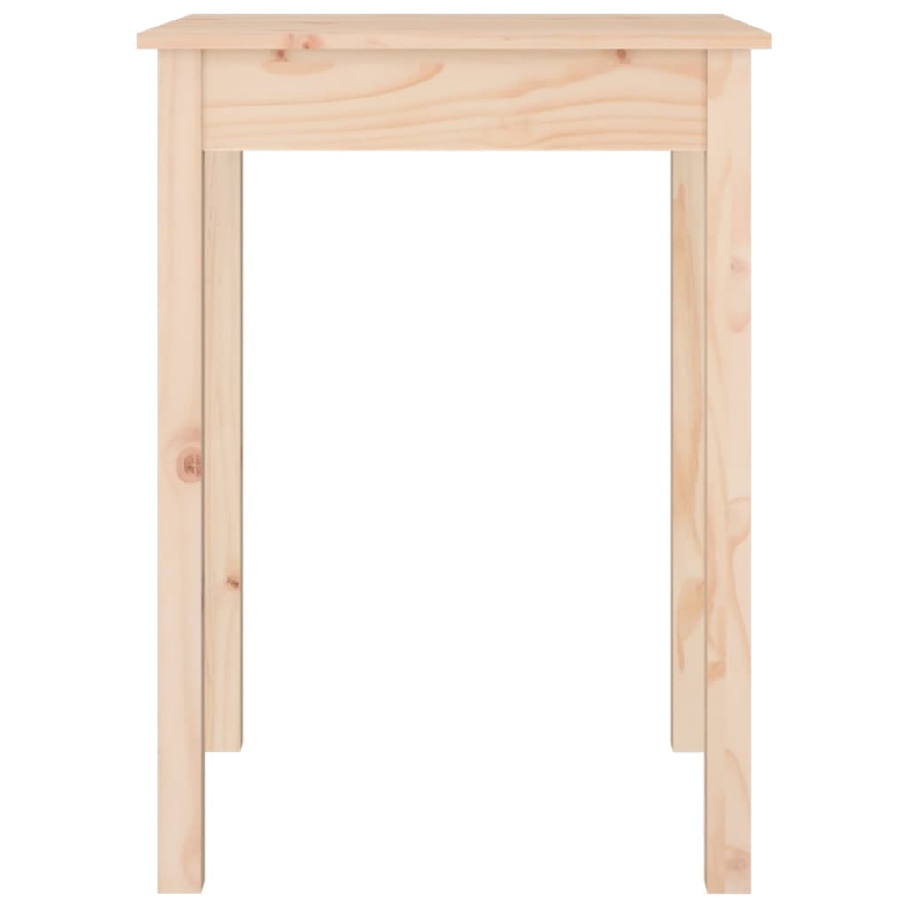 Tavolo da Pranzo 55x55x75 cm in Legno Massello di Pino cod mxl 62286