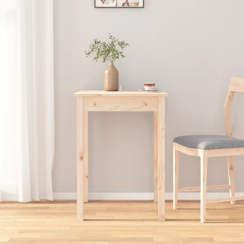 Tavolo da Pranzo 55x55x75 cm in Legno Massello di Pino 814254