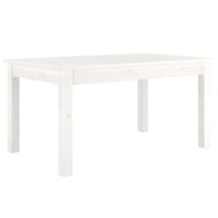 Tavolino da Salotto Bianco 80x50x40 cm Legno Massello di Pino cod mxl 21125