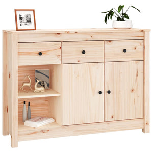 Credenza 100x35x74 cm in Legno Massello di Pino cod mxl 20419