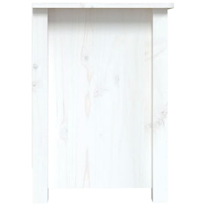 Mobile Porta TV Bianco 103x36,5x52 cm in Legno Massello di Pino cod mxl 18462