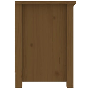 Mobile Porta TV Miele 103x36,5x52 cm in Legno Massello di Pino cod mxl 12934