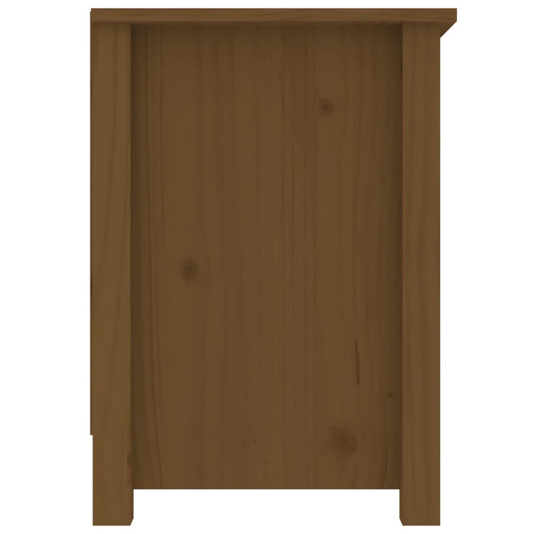 Mobile Porta TV Miele 103x36,5x52 cm in Legno Massello di Pino cod mxl 12934