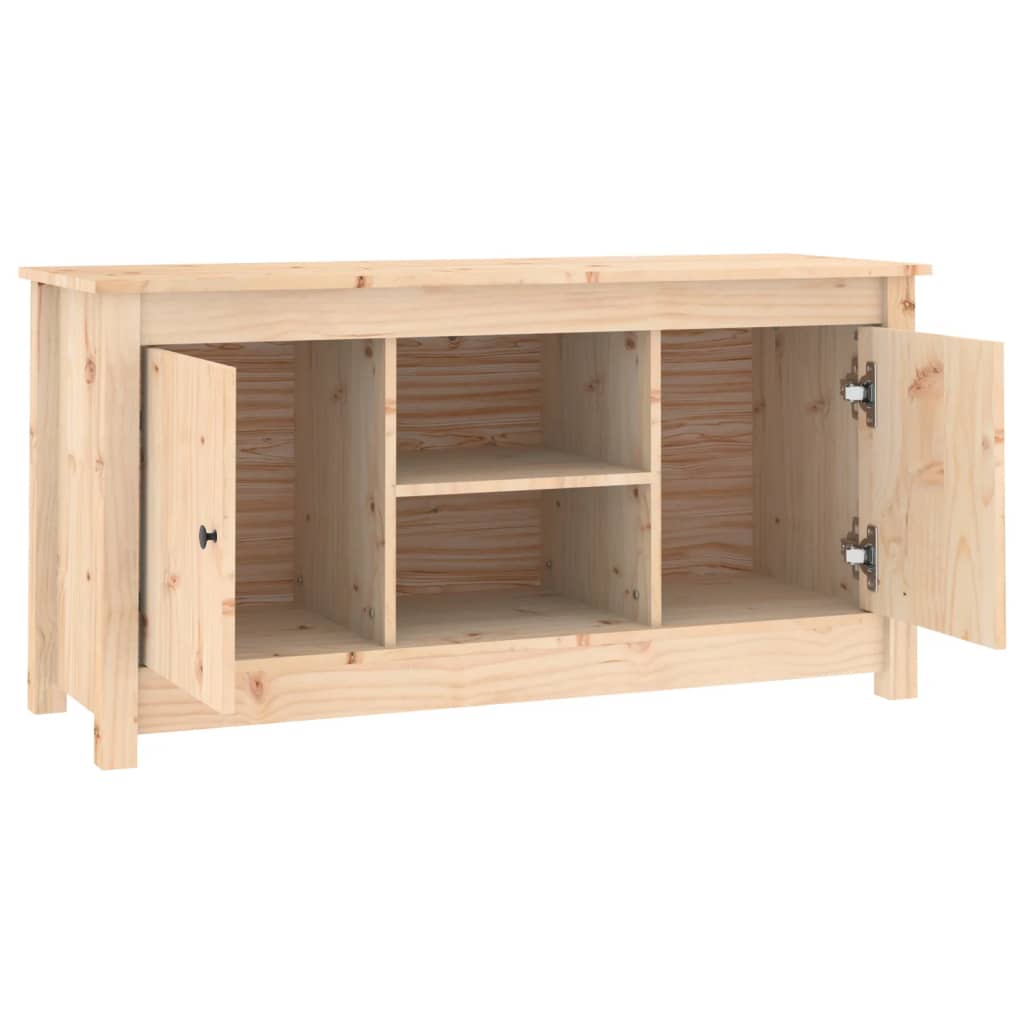 Mobile Porta TV 103x36,5x52 cm in Legno Massello di Pino cod 11922