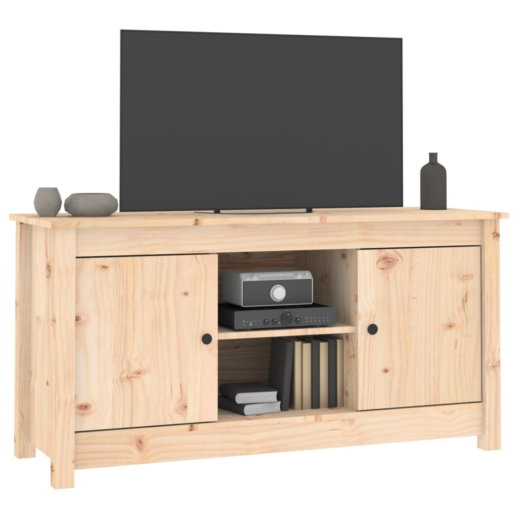 Mobile Porta TV 103x36,5x52 cm in Legno Massello di Pino cod 11922