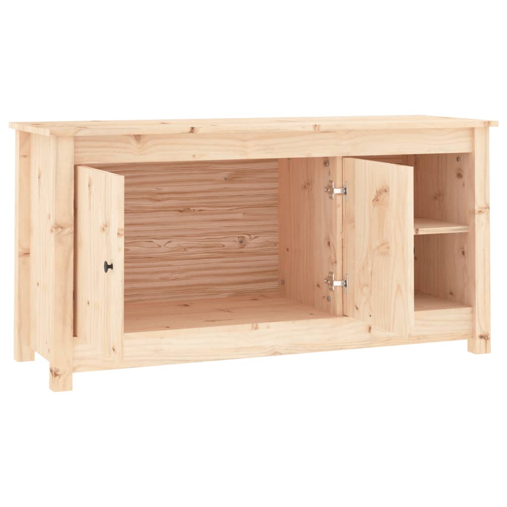 Mobile Porta TV 103x36,5x52 cm in Legno Massello di Pino cod mxl 7516