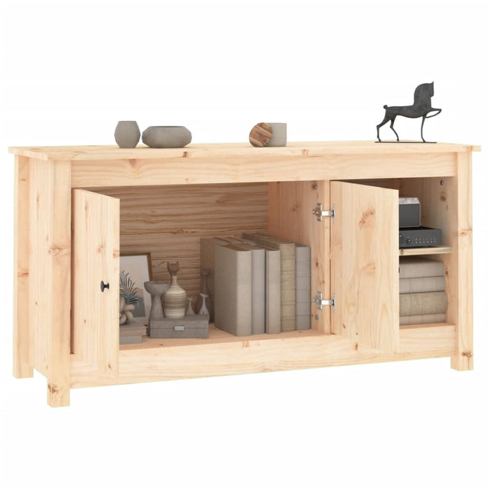 Mobile Porta TV 103x36,5x52 cm in Legno Massello di Pino cod mxl 7516