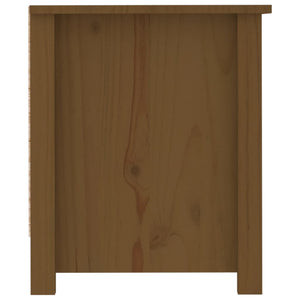 Scarpiera Miele 110x38x45,5 cm in Legno Massello di Pino