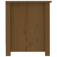 Scarpiera Miele 110x38x45,5 cm in Legno Massello di Pino cod 10275