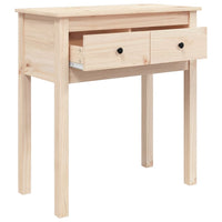 Tavolo Consolle 70x35x75 cm in Legno Massello di Pino cod mxl 20667