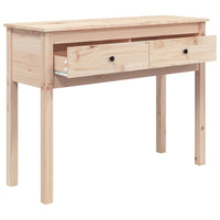 Tavolo Consolle 100x35x75 cm in Legno Massello di Pino cod mxl 29818