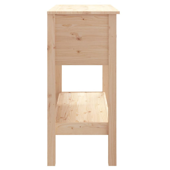 Tavolo Consolle 75x35x75 cm in Legno Massello di Pino cod mxl 9339