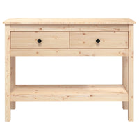 Tavolo Consolle 100x35x75 cm in Legno Massello di Pino cod mxl 13746